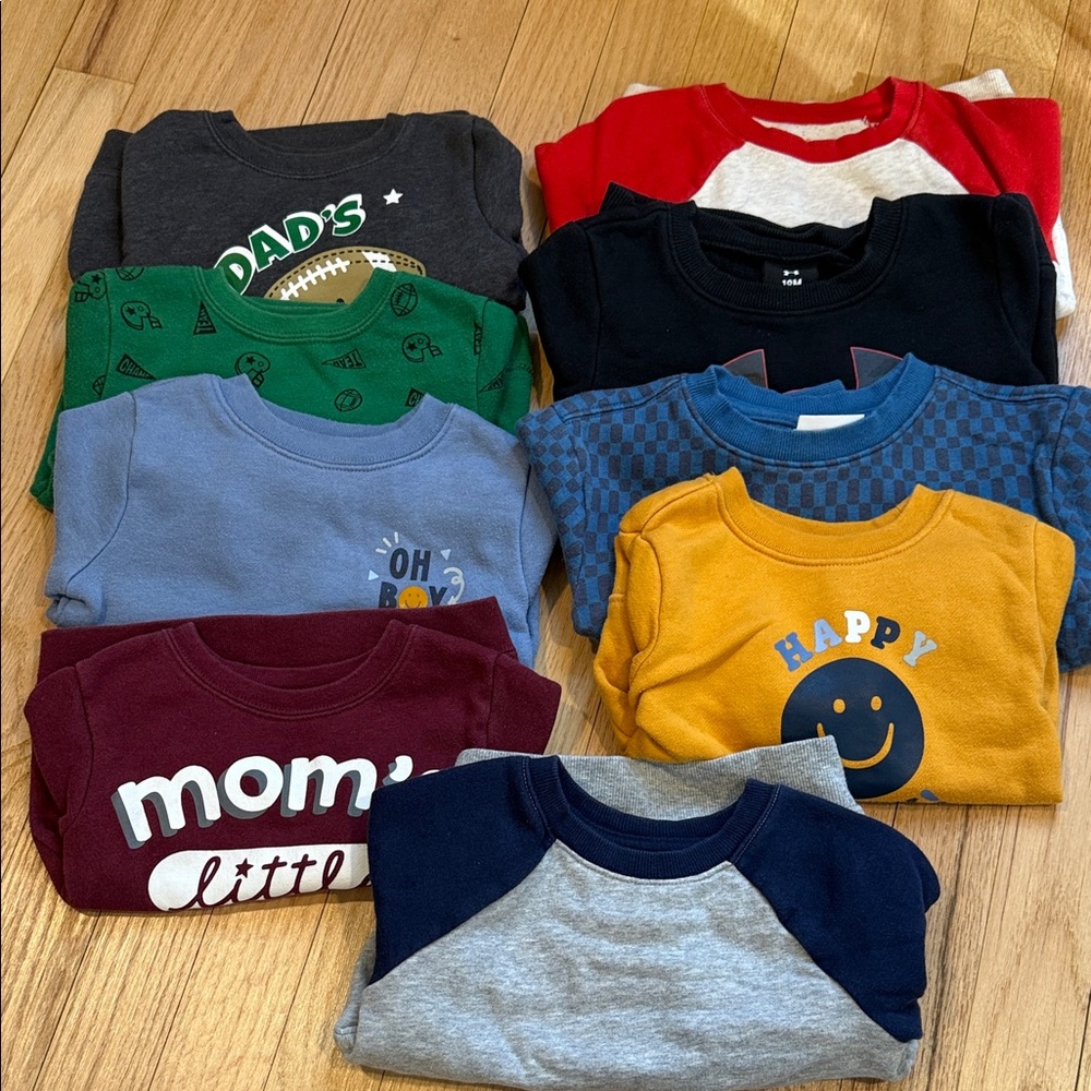 Assorted Long Sleeve Tees 18 months - Pack of 9